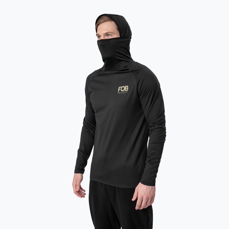 Manica lunga termoattiva da uomo 4F BIMD034 nero profondo 2