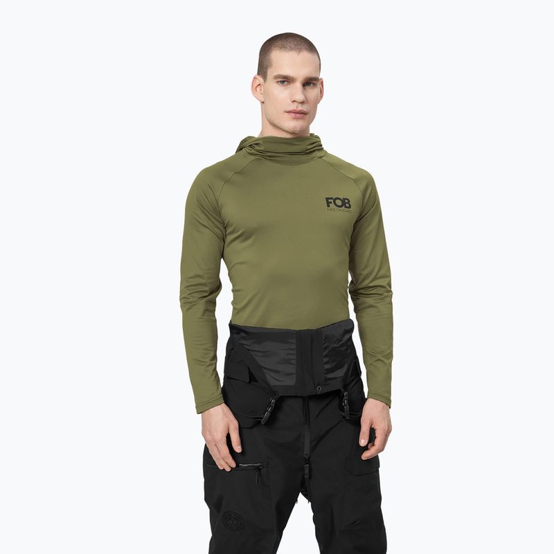 Manica lunga termoattiva da uomo 4F BIMD034 kaki