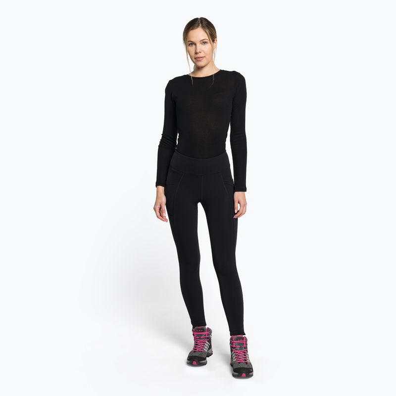 Pantaloni da trekking da donna 4F SPDTR060 nero profondo 2