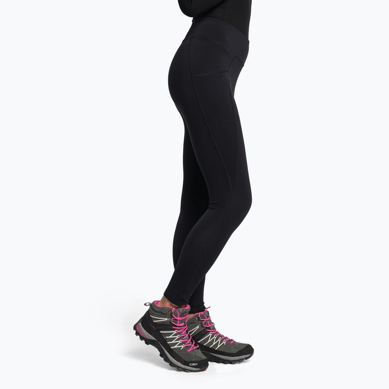Pantaloni da trekking da donna 4F SPDTR060 nero profondo 3