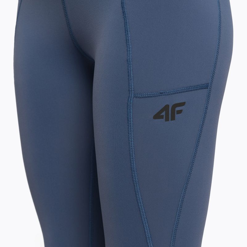 Pantaloni da trekking donna 4F SPDTR060 denim 5