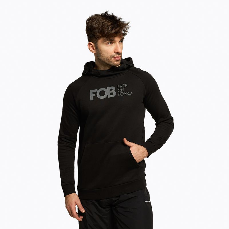 Felpa da uomo 4F BLM021 nero profondo