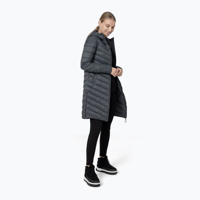 Piumino da donna 4F KUDP015 blu scuro 2