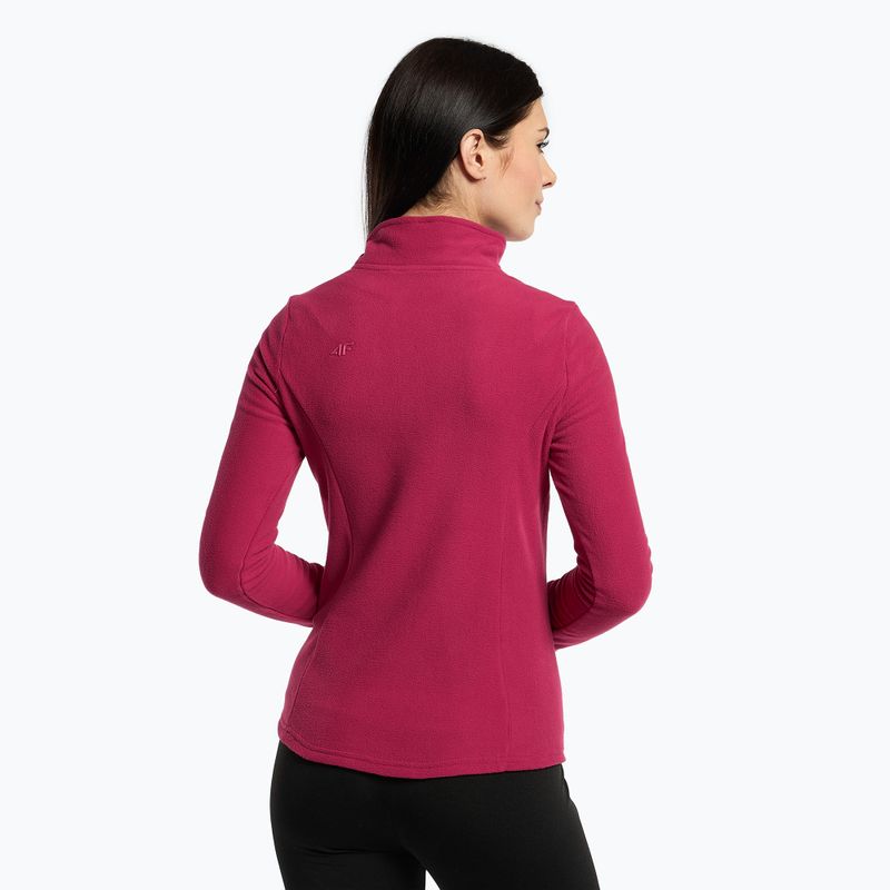 Felpa donna 4F BIDP010 rosa caldo 3