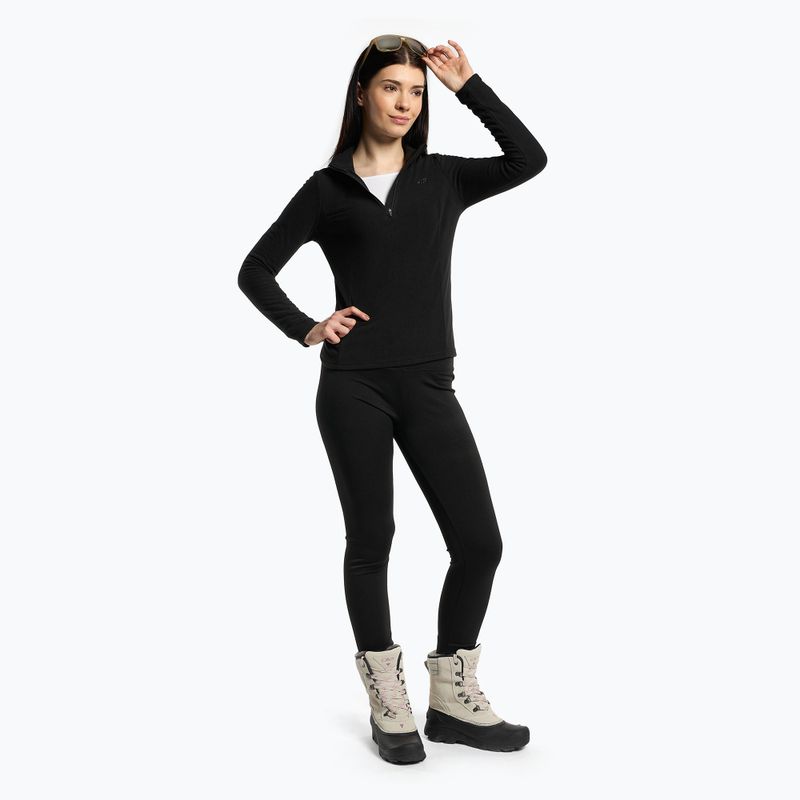 Felpa donna 4F BIDP010 nero profondo 2