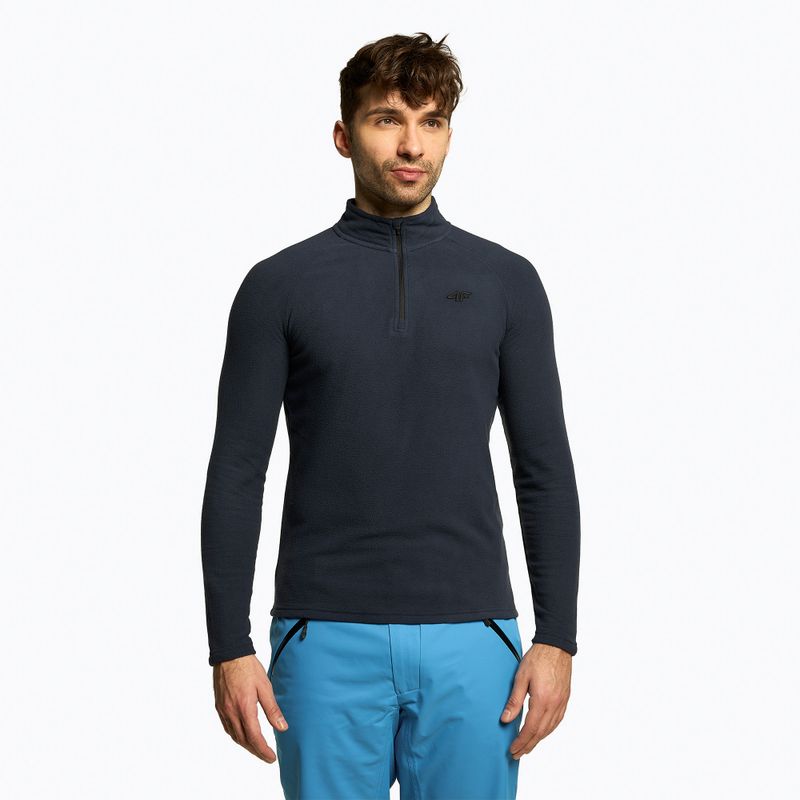 Felpa 4F da uomo BIMP010 blu scuro