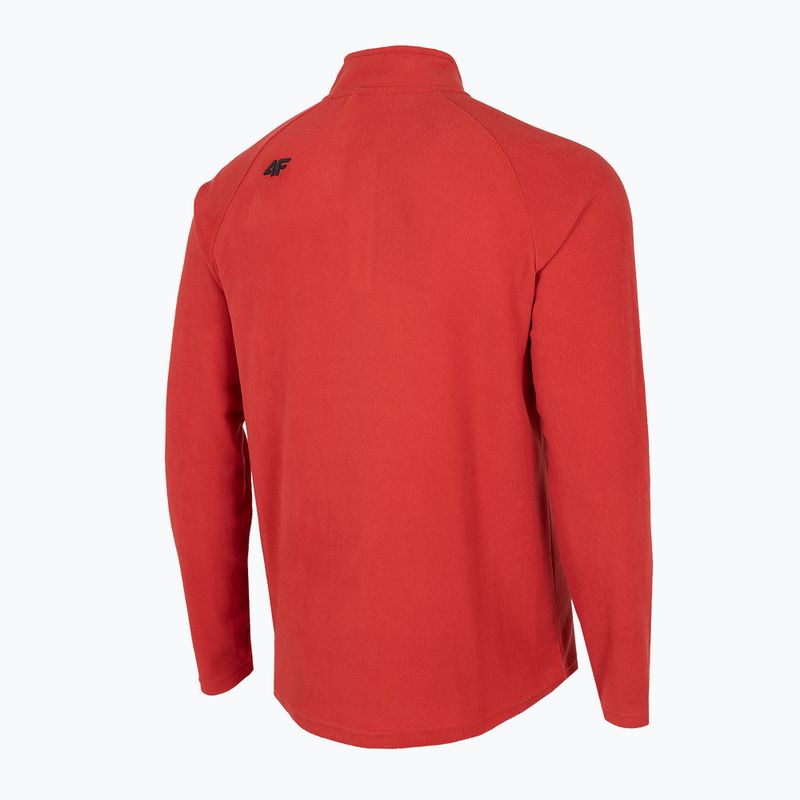 Felpa 4F da uomo BIMP010 rosso 8