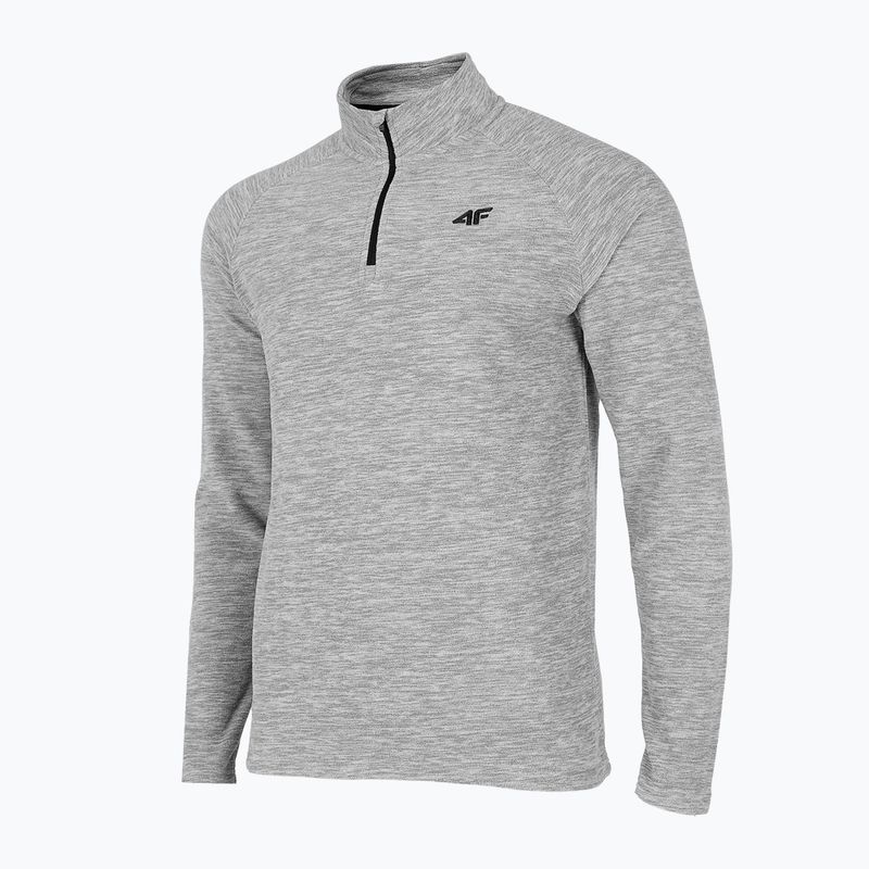 Felpa 4F da uomo BIMP010 grigio chiaro freddo melange 7