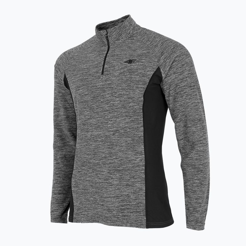 Felpa 4F da uomo BIMP011 grigio medio melange 5