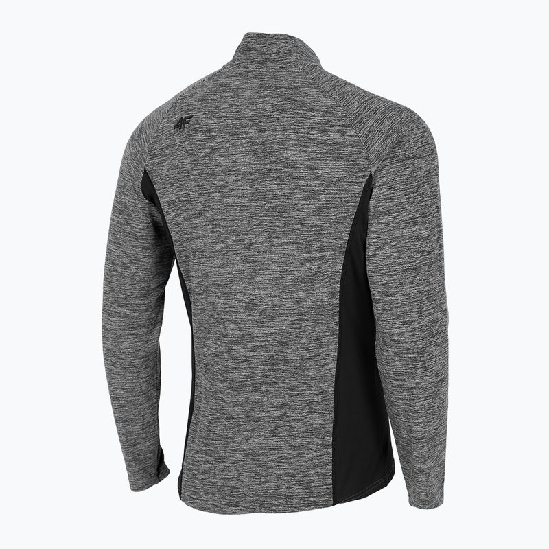 Felpa 4F da uomo BIMP011 grigio medio melange 6