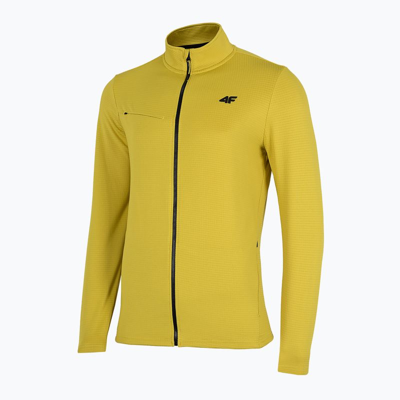 Felpa trekking da uomo 4F PLM013 lemon 3