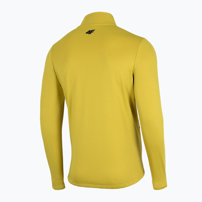 Felpa trekking da uomo 4F PLM013 lemon 4