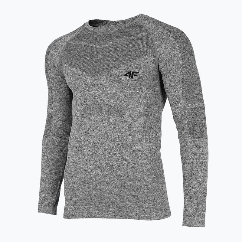 Uomo thermo active longsleeve 4F BIMB030G freddo grigio chiaro melange 2
