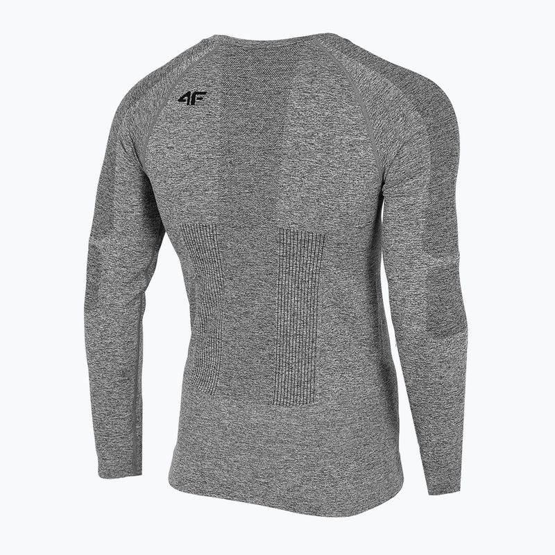 Uomo thermo active longsleeve 4F BIMB030G freddo grigio chiaro melange 3