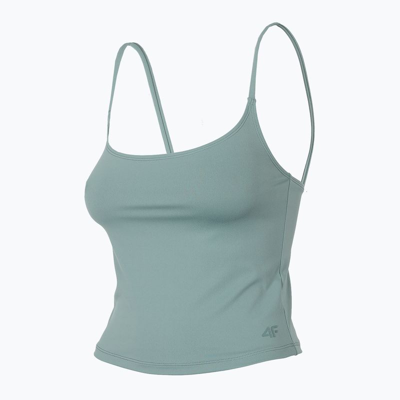 Top yoga donna 4F TSD032 verde acqua 2