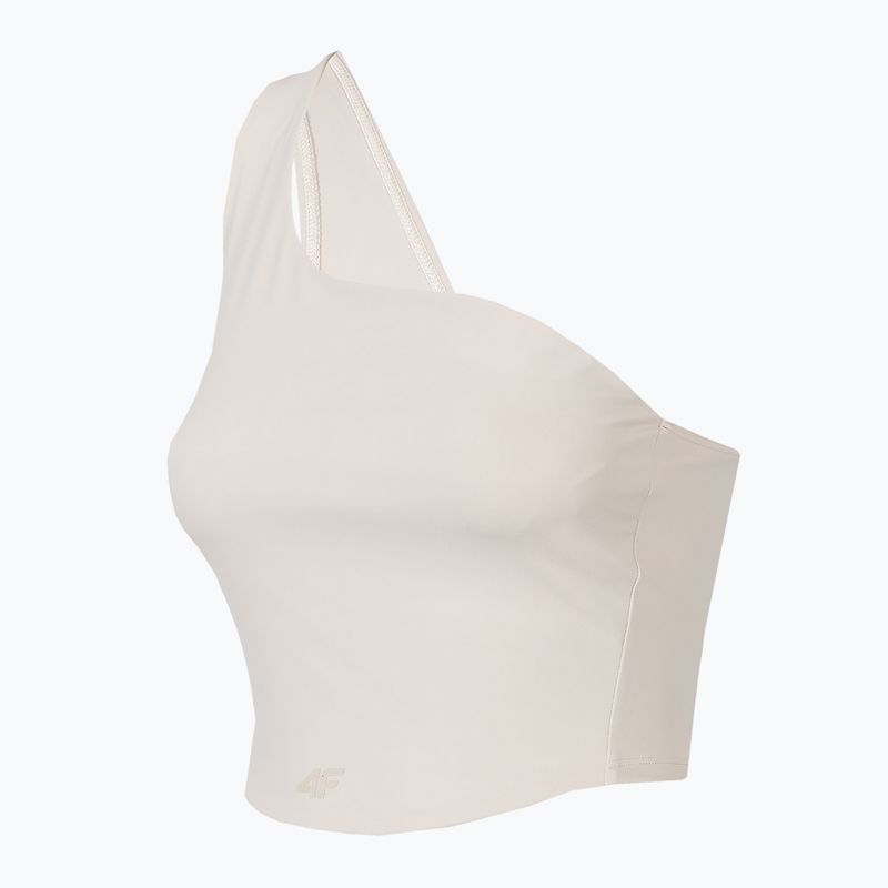 Top yoga donna 4F TSD033 beige 3