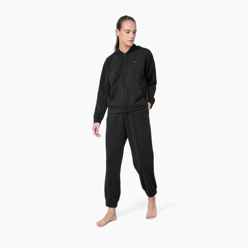 Pantaloni yoga donna 4F SPDD022 nero profondo 2