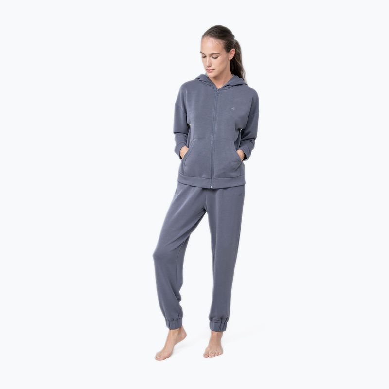 Pantaloni yoga donna 4F SPDD022 denim 2