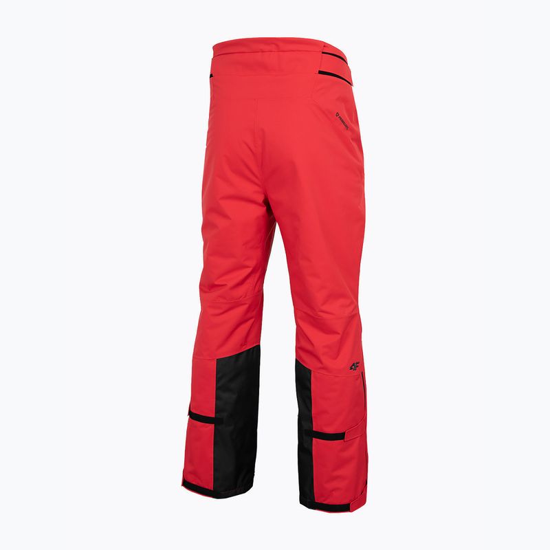 Pantaloni da sci da uomo 4F SPMN006 rosso scuro 7