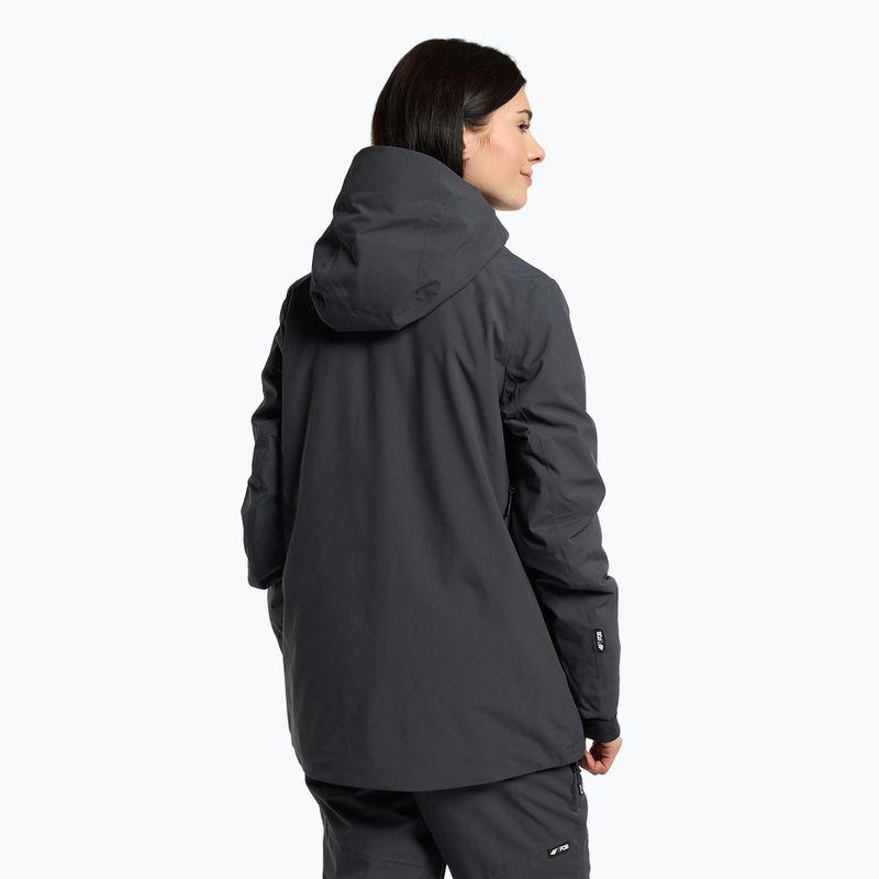 Giacca da snowboard da donna 4F KUDS001 grigio scuro 3