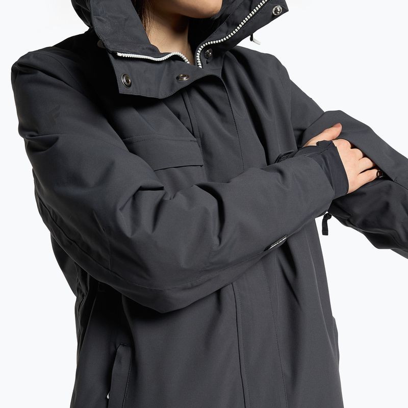 Giacca da snowboard da donna 4F KUDS001 grigio scuro 6