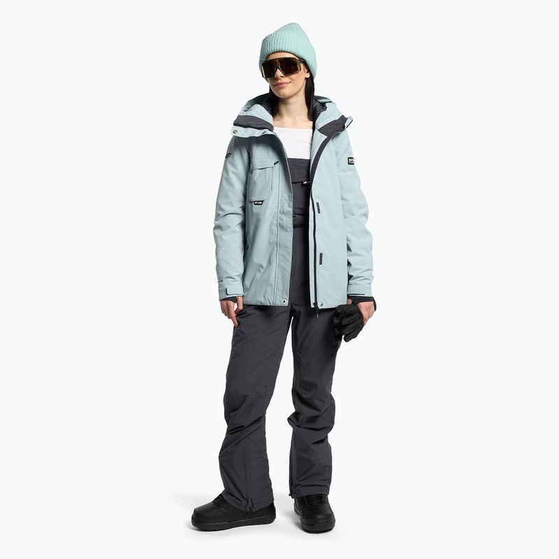 Giacca da snowboard da donna 4F KUDS001 blu chiaro 2