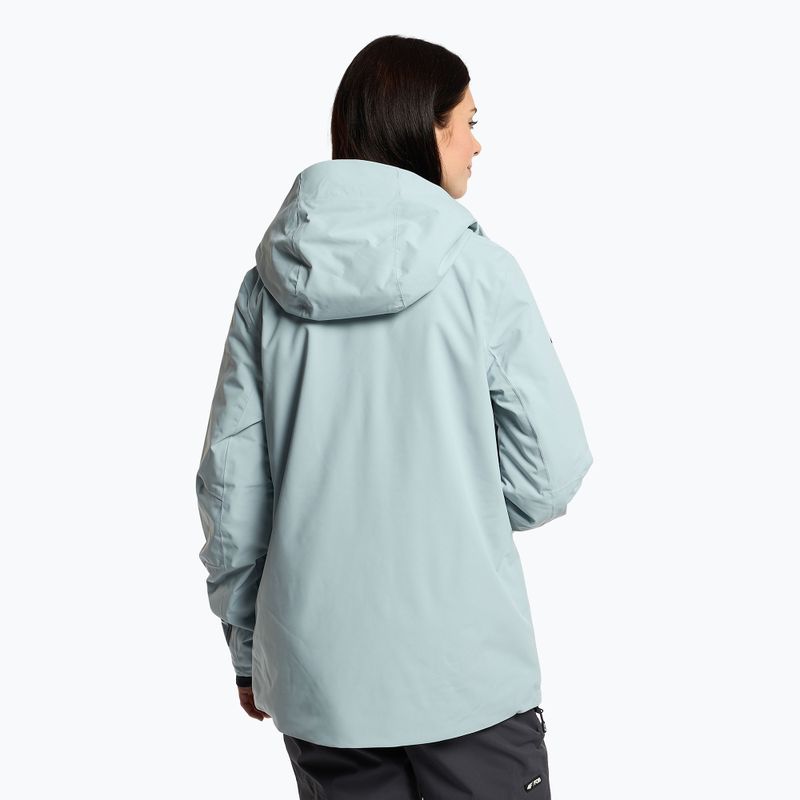 Giacca da snowboard da donna 4F KUDS001 blu chiaro 3