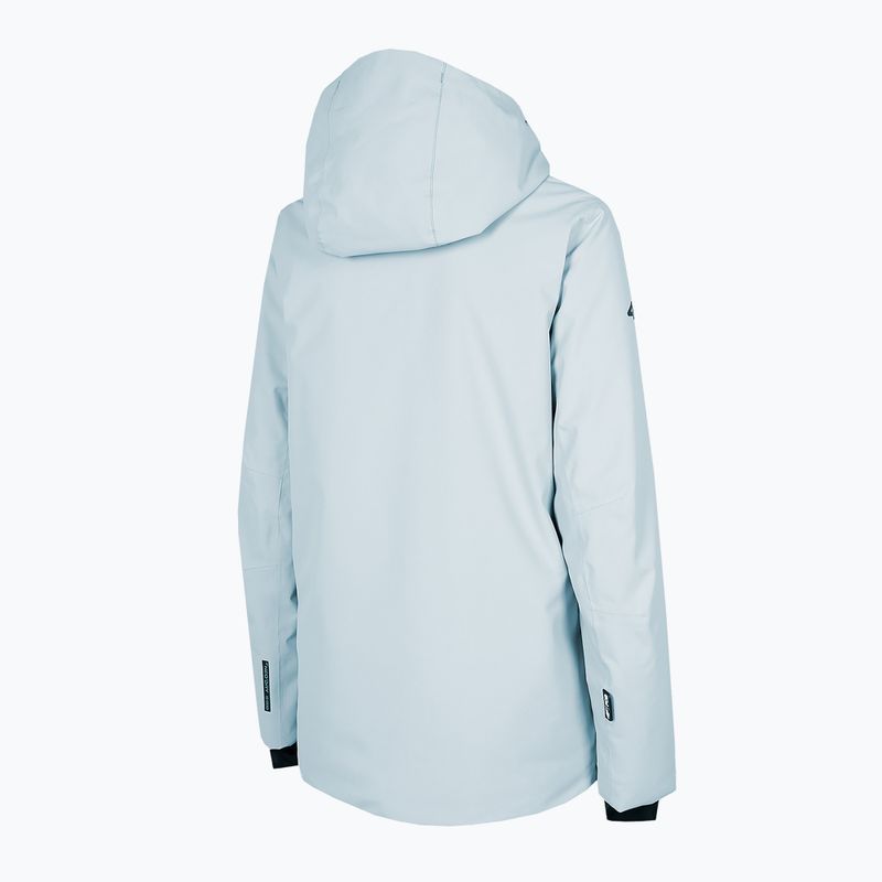 Giacca da snowboard da donna 4F KUDS001 blu chiaro 8
