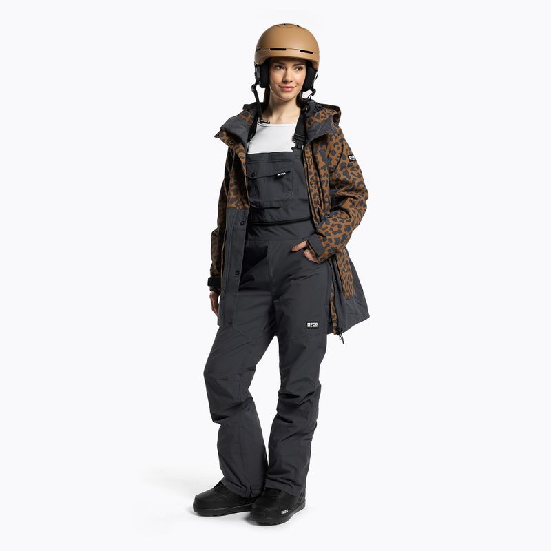 Pantaloni da snowboard da donna 4F SPDS002 grigio scuro 2