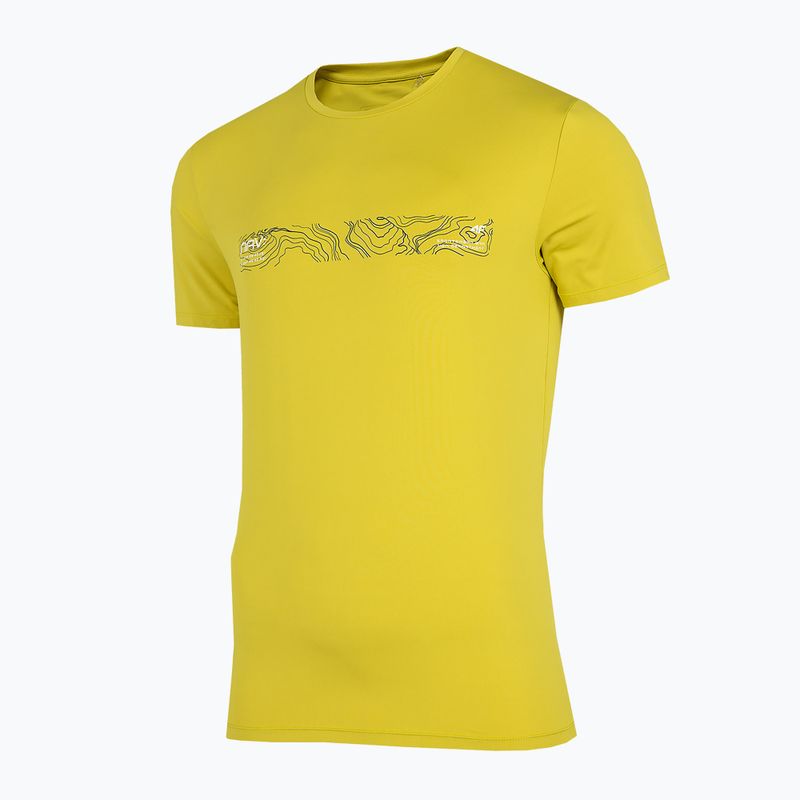 Maglietta da trekking da uomo 4F TSM019 lemon 3