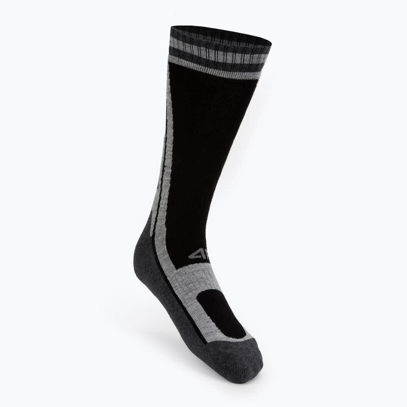 Calze da trekking 4F SOUT002 nero profondo 2