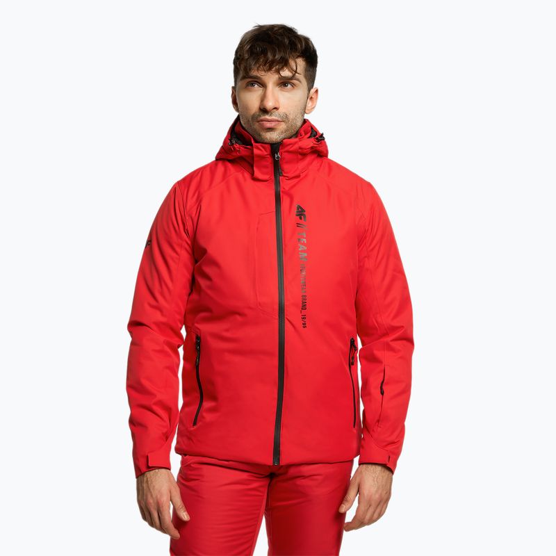 Giacca da sci da uomo 4F KUMN003 rosso