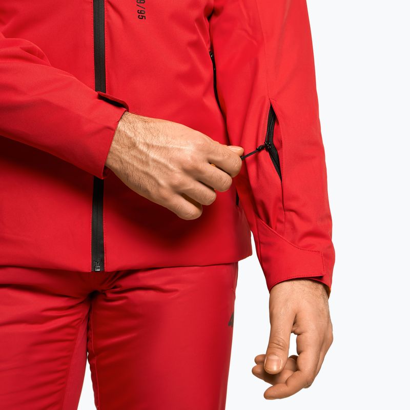 Giacca da sci da uomo 4F KUMN003 rosso 5