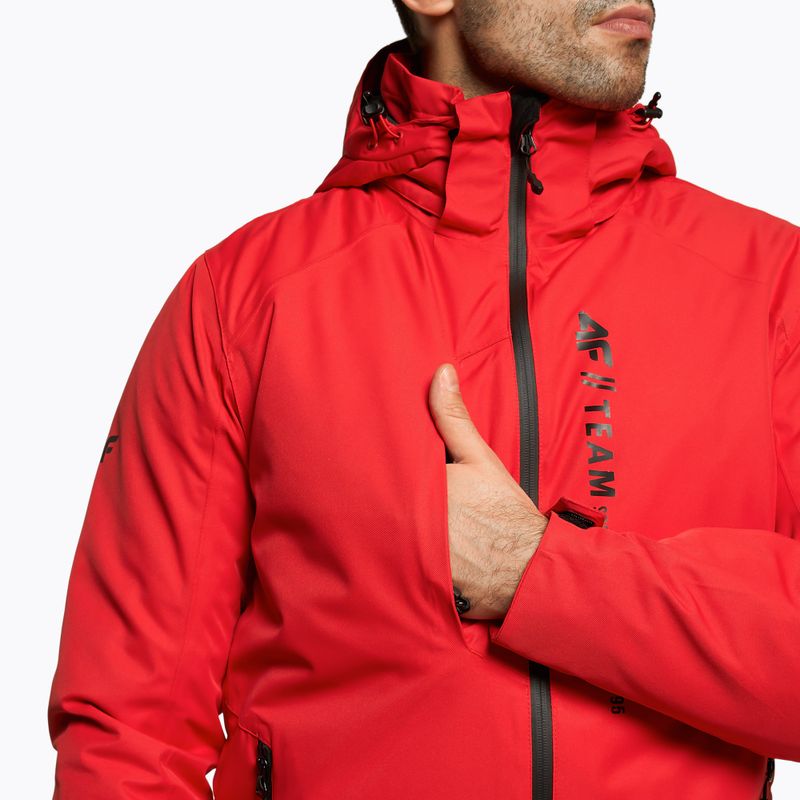 Giacca da sci da uomo 4F KUMN003 rosso 6