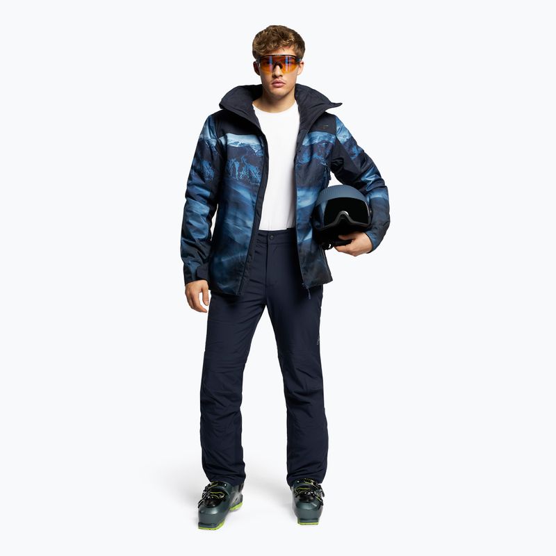 Giacca da sci da uomo 4F KUMN006 multicolore 1 allover 2