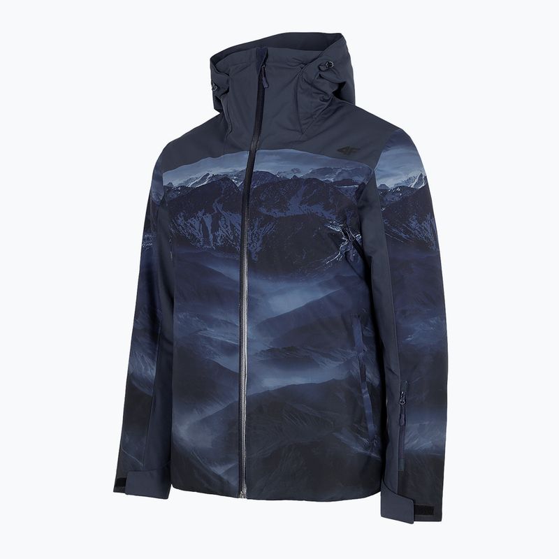 Giacca da sci da uomo 4F KUMN006 multicolore 1 allover 11