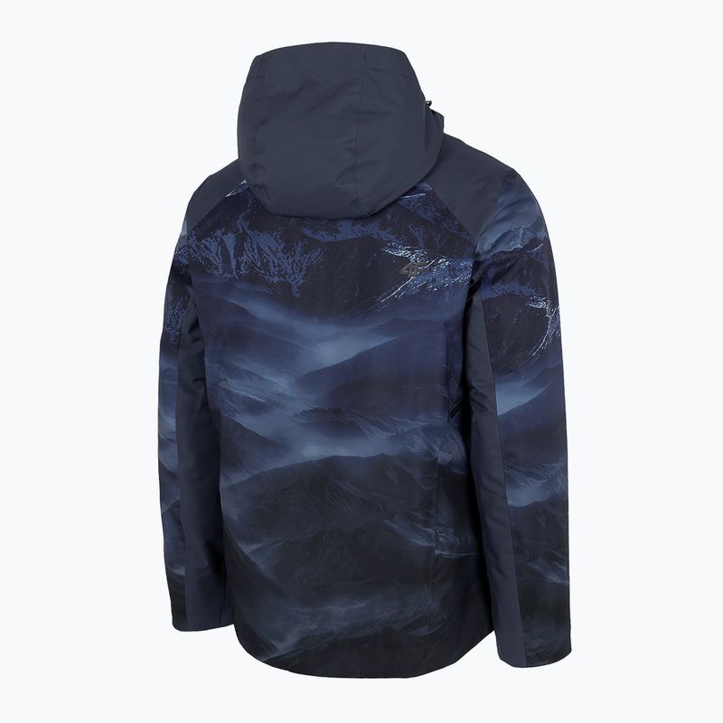 Giacca da sci da uomo 4F KUMN006 multicolore 1 allover 12