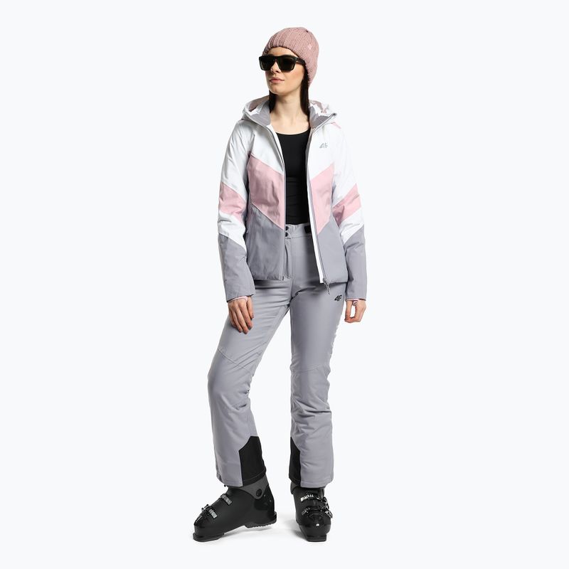 Pantaloni da sci da donna 4F SPDN002 grigio 2