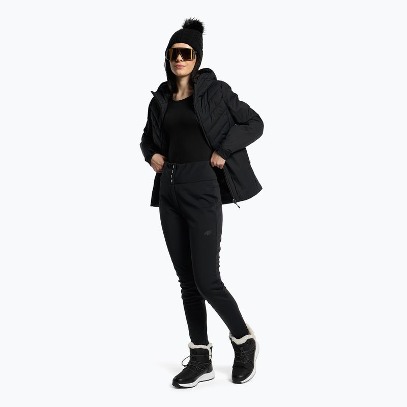Pantaloni da sci da donna 4F SPDN003 nero profondo 2