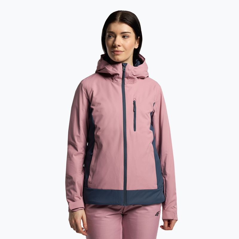 Giacca da sci donna 4F KUDN002 rosa scuro