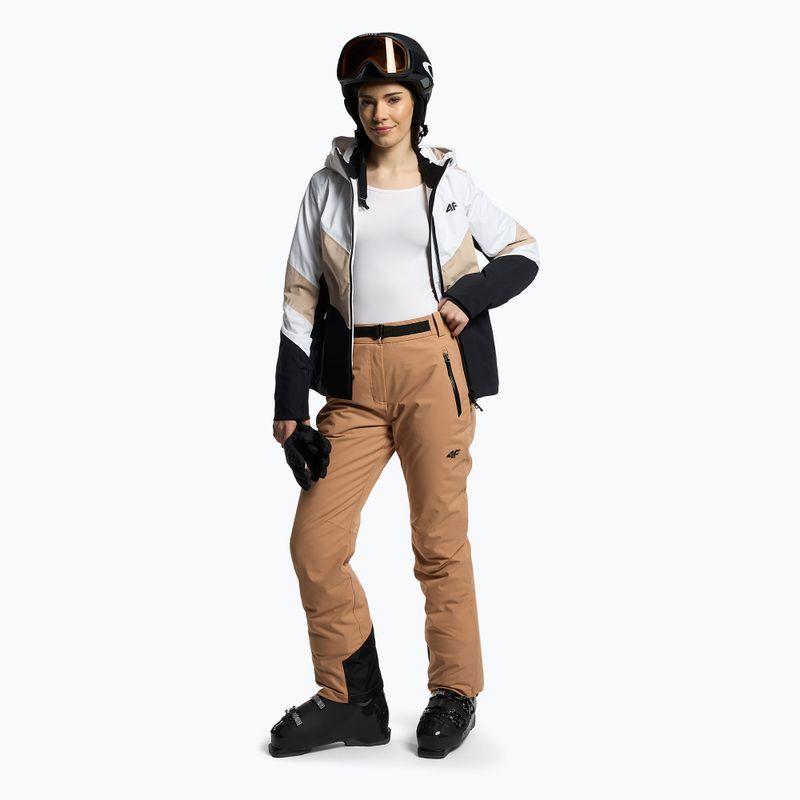 Giacca da sci donna 4F KUDN008 beige 2