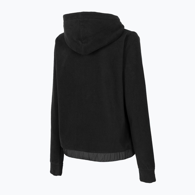 Felpa trekking donna 4F PLD013 nero profondo 3