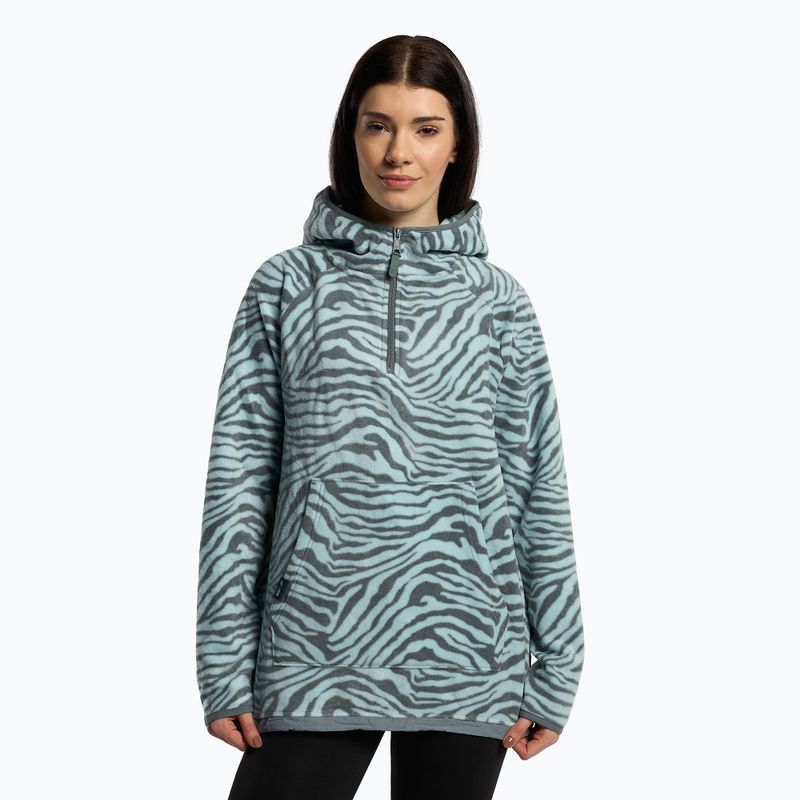 Felpa donna 4F PLD010 denim allover