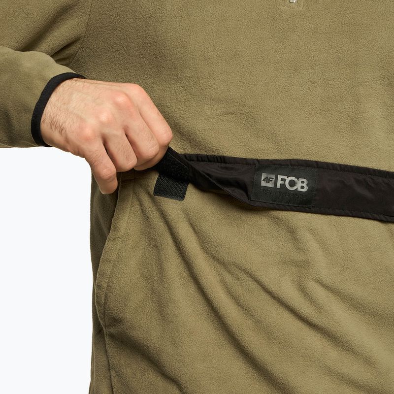 Felpa 4F PLM011 kaki da uomo 5