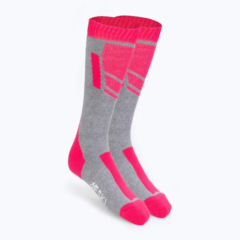 Calze da sci per bambini 4F F028 grigio/melange