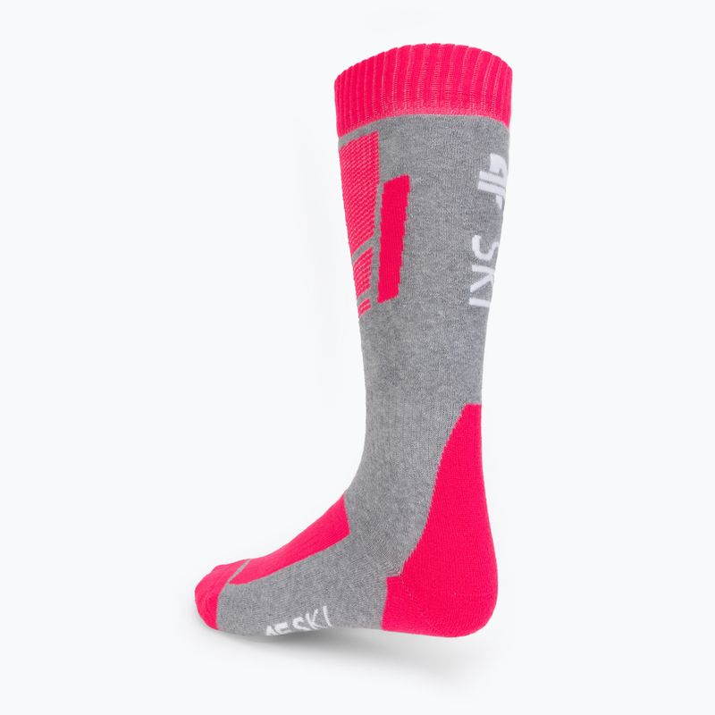 Calze da sci per bambini 4F F028 grigio/melange 3