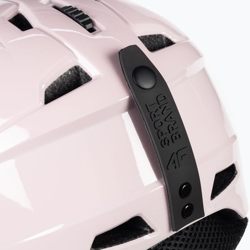 Casco da sci per bambini 4F F017 rosa chiaro 6