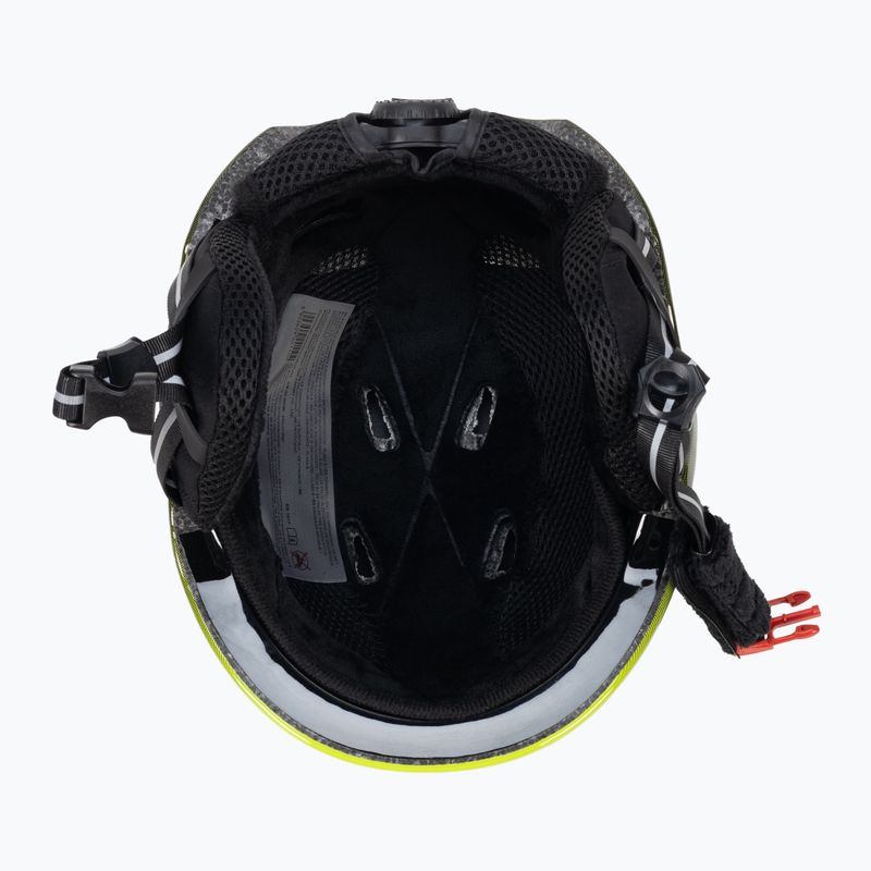 Casco da sci per bambini 4F M016 verde canarino 5