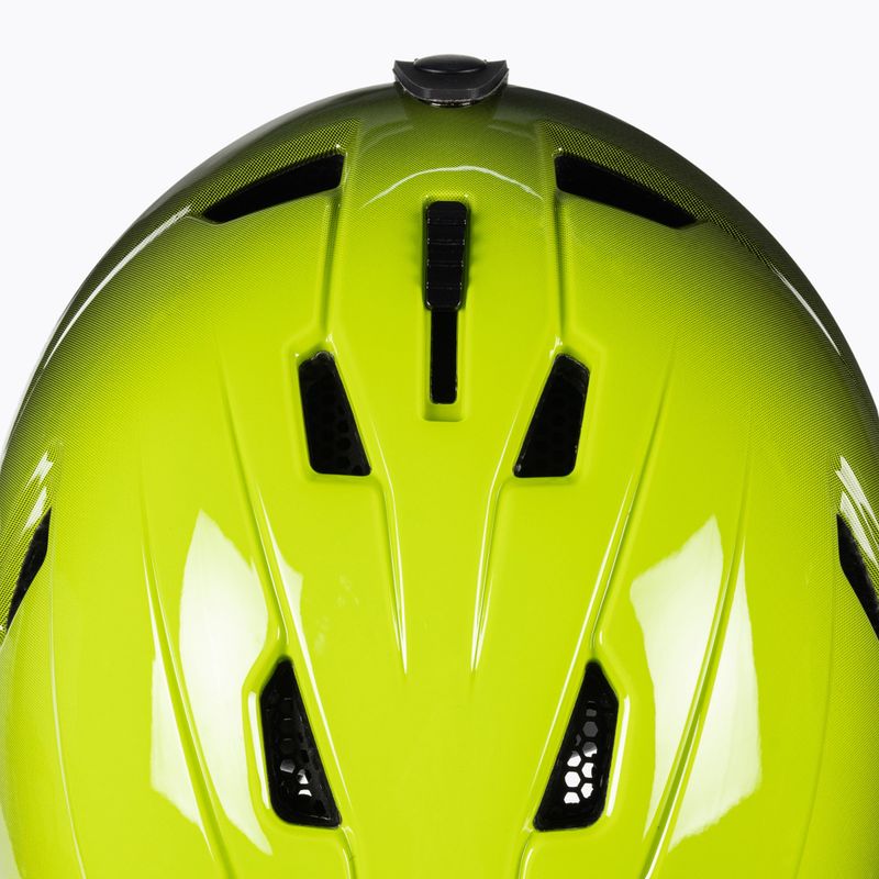 Casco da sci per bambini 4F M016 verde canarino 8