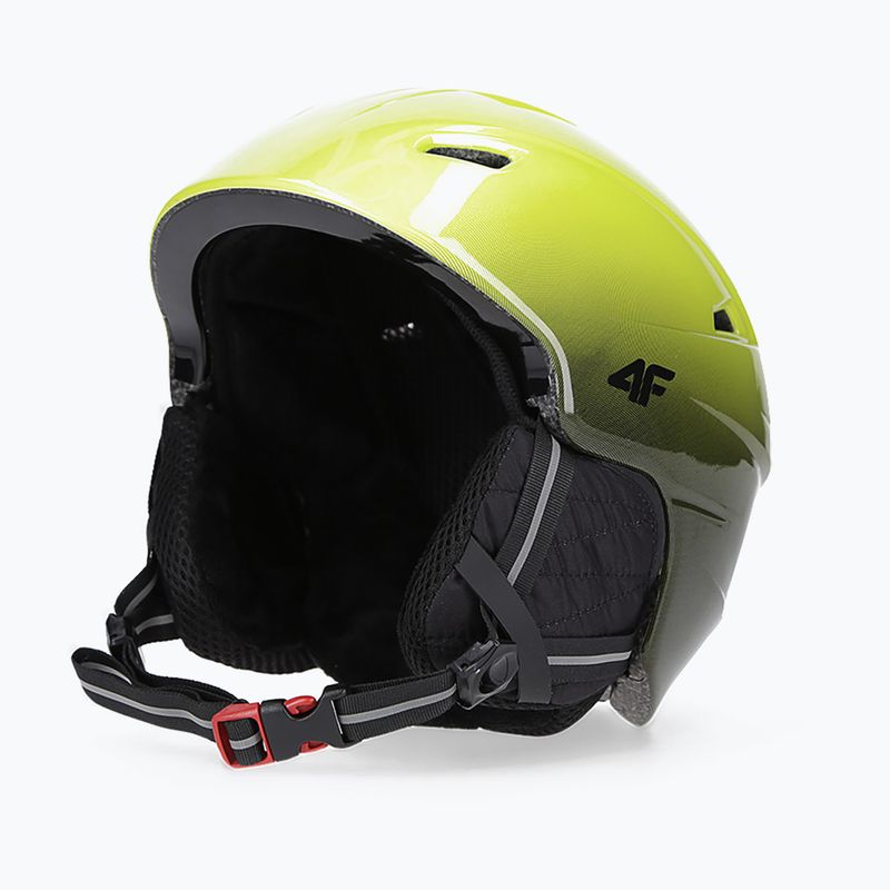 Casco da sci per bambini 4F M016 verde canarino 10